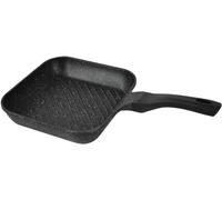 Sterling Ventures Smart Griddle Pan Aluminium Durable Non Stick Griddle Pan Marble Collection with Heat-Resistant Handle Oven & Dishwasher Safe Grill Pan for Induction Hob (24CM)