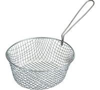 Sterling Ventures Stainless Steel Chip Lifter & Scoop Spoon Wire Mesh Deep Fat Fryer for Fries, Onion Rings, Soup, Spaghetti & Noodles - Long Handle Chips Basket Scoop (8 Inch)