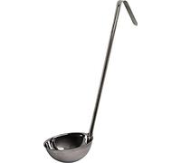Sterling Ventures UK Ltd Professional Ladle Stainless Steel Soup Ladle, Sturdy Soup Ladle with Long Handles Portion Control Serving Spoons Ladle Gravy for Cooking Soup Sauce (Size: 4oz)