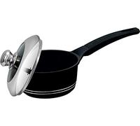 Sterling Ventures UK Ltd Sonex Splendor Sauce Pan 18cm Aluminium Pan with Glass Lid and Stay Cool with Long Handle