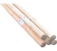 Sterling Ventures Wooden Mop Stick Replacements (5X 120x2.35cm Thick)