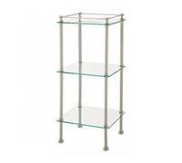 Sterlingham Bathroom Stand Square - 1-038 Finish: Brushed Nickel