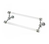 Sterlingham Double Brass Towel Rail 18"/23" Or 29" - 5-370 Finish: Light Antique Bronze