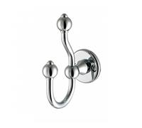 Sterlingham Double Coat Hook - 4-345 Finish: Medium Antique Bronze