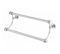 Sterlingham Double Glass Crescent Towel Bar 18"/23" Or 29" - 5-405 Finish: Medium Antique Bronze
