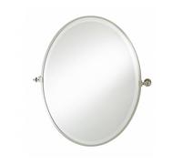 Sterlingham Oval Framed Tilt Mirror - 2-116 With Concealed Fixings Finish: Polished Brass, Concealed Fixing: Required