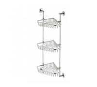 Sterlingham Three Tier Corner Basket - 1-035 Finish: Dark Antique Bronze