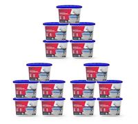 Sterlix Pack of 15 500ml Dehumidifier Tubs for Condensation,Humidity, Damp, Mould, Moisture, Allergens, Mildew & Neutralising Odours for Domestic us at Home, Office, Garage, Windows & Wardrobes