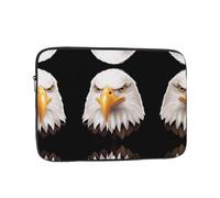 Stern bald eagle 17 inch Print Laptop Case, Business/Office Commuter Laptop Case