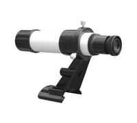 Stern Guide Scope Portable 5 x 24 Inverted Viewfinder Resin Lenses Telescopic Accessories Beginner Design Star Finder with Stable Stand Plastic Optical Tool for Children, Outdoor Astronomy