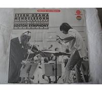 Stern Ozawa Mendelssohn Violin Concerto Bethoven Two Romances Vinyl Lp CBS MasterWorks Audiophile Pressing