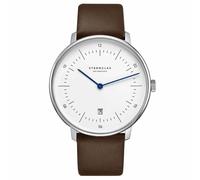 Sternglas S01-NX01-PR04 Men's Naos XL Brown Leather Strap Watch