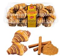 Stern's Bakery - Cinnamon Buns | Cinnamon Rolls | Breakfast Cake | Approx. 20 Rugelach Cinnamon Croissants Cakes
