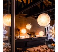 Sterntaler 2024 3D paper star Ø 60 cm grey