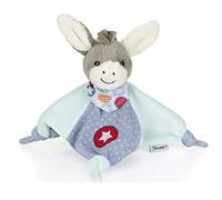 Sterntaler Emmi Donkey Comforter Blanket for Babies from 1 Months, Size S, 30 cm, Grey/Multicoloured