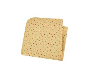 Sterntaler Baby Blanket Muslin Giraffe & Lion - Cuddly Blanket Made of Lightweight Muslin with Cute All-Over Motif - Perfect for Babies and Toddlers, Ochre