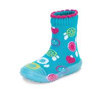 Sterntaler Baby_Girl's Adventure-Socks Früchte Slipper, Turquoise, 7