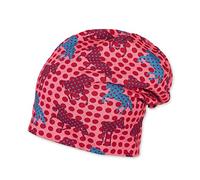 Sterntaler Baby Girls Bonnet À Pois Et Motifs De Chevaux Pour Fillettes, Âge: 6-9 Mois, Taille: 45 Cm, Rouge Corail Beanie Not Applicable, Red (Koralle 835), One Size (Manufacturer Size: 45)