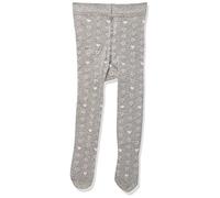 Sterntaler Baby Girls' Hearts Tights, Light Grey Mel, 6-9 Months