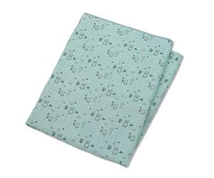 Sterntaler Ben Bear Muslin Comforter Blanket 120 x 120 cm - Light Green