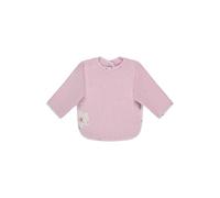 Sterntaler Betty Bear Bib, Baby and Toddler Bib with Sleeves, Practical Press Stud Closure, Absorbent Cotton, Cute Applique, 50 x 73 x 0.5 cm, Pink