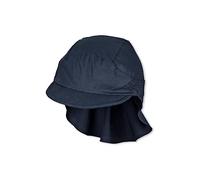 Sterntaler Boys' Peaked Cap with Neck Protection M tze, Blue (Navy 300), 55 EU