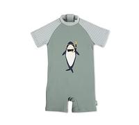 Sterntaler Boy's Schwimmanzug Hai One Piece Swimsuit, dunkelgrün, Normal