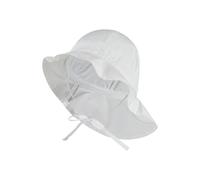 Sterntaler Boy's Unisex Hat With Chinstraps and Neck Protection, Age: From 2-4 Years, Size: 53, White Hat, White (Weiss 500), Medium (Manufacturer Size: 53)