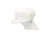 Sterntaler Unisex Peaked Cap M. Neck Protection Cap, White (Weiss 500), 51 cm