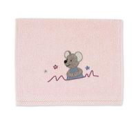 Sterntaler Children's Towel Mabel Mouse Age 0 Months + 50 x 30 cm Pale Pink