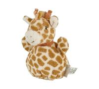 Sterntaler Cuddly Bag Giraffe Kaya - Made of Soft Fleece - Rattle Ball and Crinkle Paper - Baby and Toddler Toy - Promotes Baby's Senses and Motor Skills - Ideal as a Gift, Stone Grey