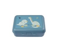 Sterntaler Dino Rexi Children's Lunch Box - Nursery Lunch Box with Snack Box and Compartments Made of High-Quality Material, Easy to Clean - Lunch Box Perfect for Nursery and Travel, Medium Blue