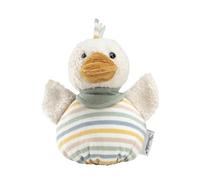 Sterntaler Edda Lou Duck Cuddly Bag, Baby Toy Made of Jersey and Fleece Fabric with Rattle for Boys and Girls