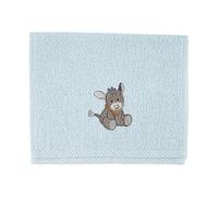 Sterntaler Emmi Donkey Children's Towel, Age 0 Months, 50 x 30 cm, Light Blue