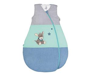 Sterntaler Emmi Donkey Functional Sleeping Bag All Year Round Heat Control Zip 90 cm Blue/Multi