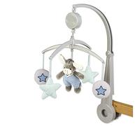 Sterntaler Emmi Mobile Donkey, Poles, Musical Mechanism, Mobile Figures, Age: for Babies from Birth, Multicoloured, Pack of 1