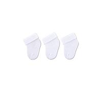 Sterntaler Unisex Baby Chaussettes, Pack De 3 Socks, Blanc (Weiss 500), 0