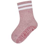 Sterntaler Fliesen Flitzer Stopper Socks AIR Ringel, Matt Pink, 21-22