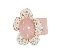 Sterntaler Flower Rattle Hand Toy, Elastic Cuffs, Easy to Put on, Rattle for Play and Grip, 7 × 7 × 3 cm, Pale Pink
