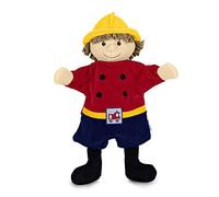 Sterntaler Hand Puppet Fireman, 30 x 27 x 10 cm, Red/Blue