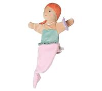 Sterntaler Hand Puppet Mermaid Soft Fleece Kids Baby Toy Head Padded with Polyester Wadding 40 × 27 × 6 cm - Colourful