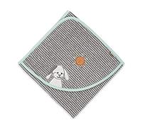 Sterntaler Hooded Bath Towel Waldis, Age: For babies from birth, Size: 80 x 80 cm, Stone Grey