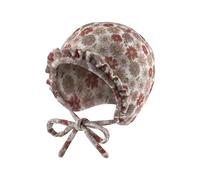 Sterntaler Inca Hat Flowers - Women's Floral Beanie - Beige - One Size - Large - Autumn/Winter - Polyester - Casual - Young Adult Women, Outdoor Enthusiasts