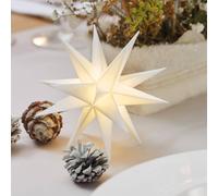 STERNTALER Indoor decoration - 18-pointed star Ø 12 cm white