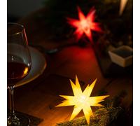 STERNTALER Indoor decoration - 18-pointed star Ø 12 cm yellow