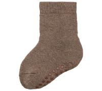 Sterntaler - Kids' ABS Plain Wool Socks - Slippers size 25/26, brown