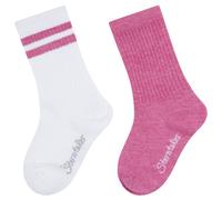 Sterntaler - Kids' Active Socks DP Long - Sports socks size 34, pink/white