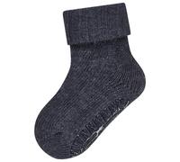 Sterntaler - Kid's Fliesen Flitzer Wolle - Slippers size 25/26, blue/grey