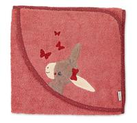 Sterntaler - Kid's Kapuzenbadetuch - Beach towel size 100 x 100 cm, mattrot / emmily ii