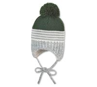 Sterntaler - Kid's Knitted Beanie Pattern Mix - Beanie size 45 cm, grey